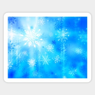 Sparkling Snowflakes Sticker